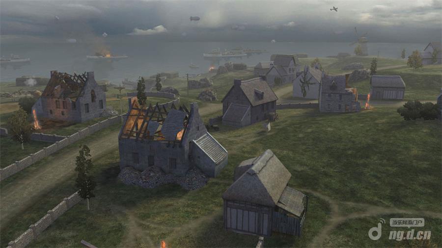 图2：抢滩战后 破败的小镇.jpg